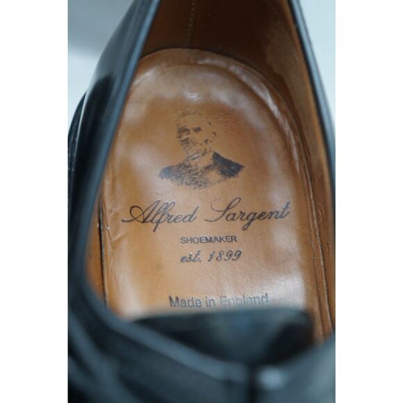 Alfred Sargent WInston Plain toe derby Black Dress Shoes/Uk8.5/ US 9.5D main image 7